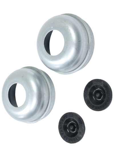 Dexter E-Z Lube Grease Cap, 5.2K - 7K Axle Hubs With 2.73 Diameter, Cap Only, 2-Pack (Replaces 27-372-2)