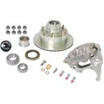 Ufp/Dexter Disc Brake Kit 8K 8-Lug Zinc Rotor & Aluminum Caliper (One Wheel)