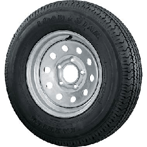 Loadstar K550 St215/75 15", LR:C/6-Ply, 5-Lug Galvanized Modular Bias Trailer Tire & Wheel *Bead Balanced* (3S570) (6100.64)