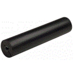 Keel Roller 12" Flat - 2.5"Dia X 1/2" ID Black Yates 12243-4P