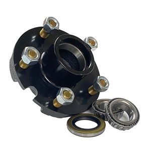 Trailer Hub, 1-1/16" X 1-1/16" Bearings, 5 X 4.5" Bolt Pattern, Special Short Hub. Length, Bt-150A Hub. Alternate to 0013