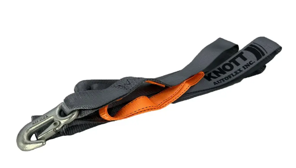 Strap, Black Nylon Web, 1X2', 1K Breaking Strength