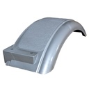 Trailer Fender, Material: Plastic, Color: Silver, 21"L x 7.5"W x 5"H, Fits: 8" - 12" Wheels, Brand: Tie Down Engineering, Sold as each