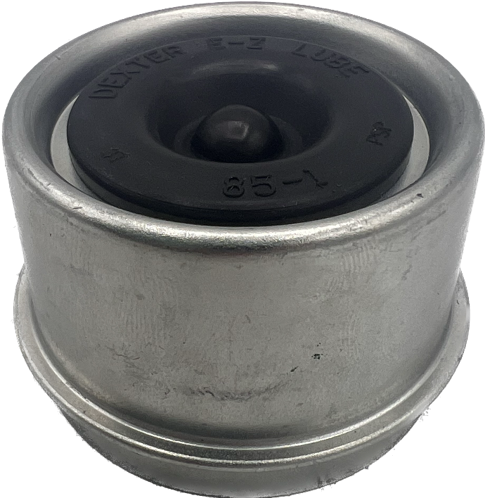 Dexter Super Lube Grease Cap With Plug, 2K & 3.7K Axle Hubs, 1.98" Diameter, Sold As Each