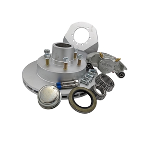 Kodiak Disc Brakes,12" Integral Rotor / Hub Style, 6 X 5.5" Bolt Pattern, Dacromet Finish, Sold As Each (K71-1H-12-DDD)