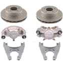 Kodiak Disc Brakes, 10" Slip Over Style With Model 225 Caliper, 5 X 4.5" Bolt Pattern, Dacromet Coated, Sold As A Pair (2-Rcm-10-Dac) (K71-2R-10-DDD)