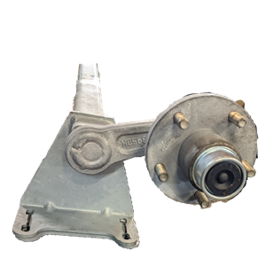 Torsion Axle, 1,500 lb Capacity, 53" Hub Face, 42.32" Frame Center,  46.07" Outside Bracket, 28* Down Starting Angle, Galvanized, Manufactured by Karavan