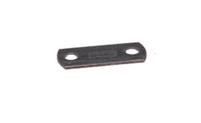 Plate, Brake Line Clamping Plate, 3", Galv