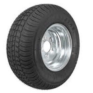 Loadstar K399 215/60 8", LR:D/8-Ply, 5-Lug Galvanized Bias Trailer Tire & Wheel (18.5"x8.5"-8" size)