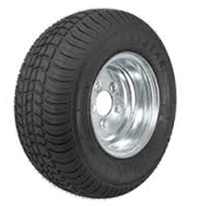 Loadstar K399 215/60 8", LR:D/8-Ply, 5-Lug Galvanized Bias Trailer Tire & Wheel (18.5"x8.5"-8" size) (3H325)