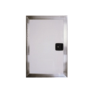 Comparment Door RV White 24"Tall X 14"W With Hinge On 24" Left Side (V000842362)