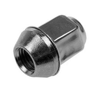 Lug Nut, Threads: 1/2"-20, Cone: 60 Degrees, Overall Length: 1-9/16", Finish: Stainless Steel, Style: Acorn, Socket Size: 13/16", Brand: Continental Trailers