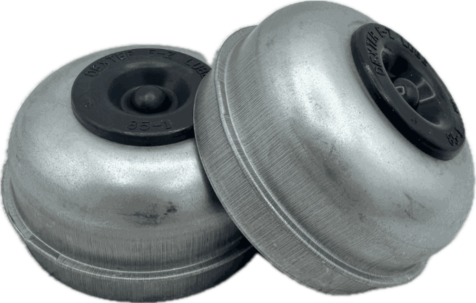 Dexter E-Z Lube Grease Cap, 5.2K - 7K Axle Hubs With 2.72 Diameter, Cap Only, 2-Pack (Replaces 27-372-2)