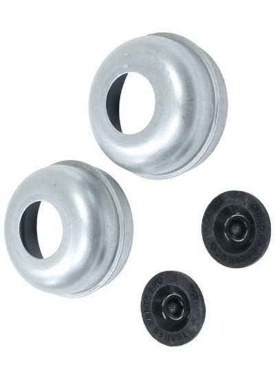 Dexter E-Z Lube Grease Cap, 5.2K - 7K Axle Hubs With 2.72 Diameter, Cap Only, 2-Pack (Replaces 27-372-2)