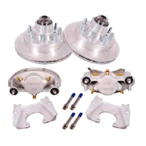 Kodiak Disc Brake Integral Rotor/Hub Kit 13" 8K Dac Coat 9/16 Stud (Pair) 2-Hrcm-133-8D9D