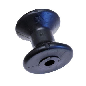 Bow Roller 3" Black Poly