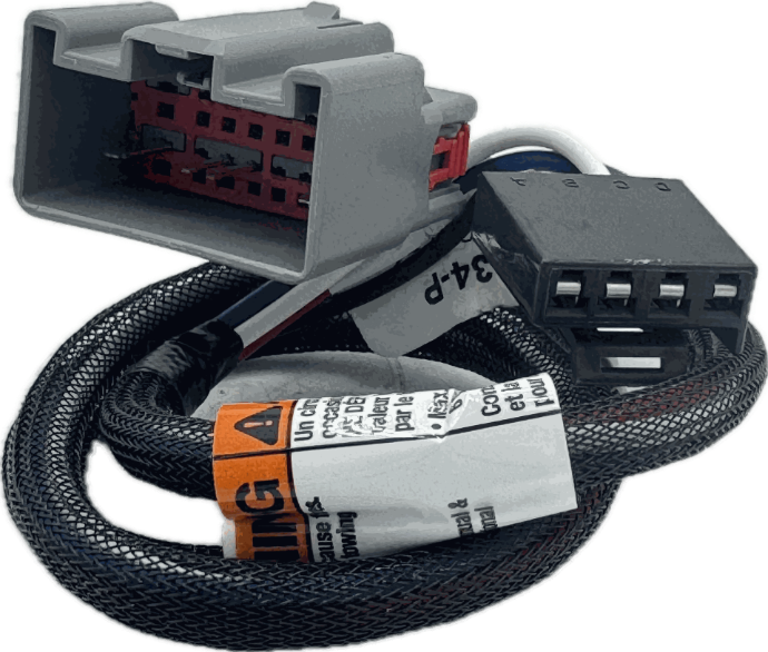 (Limited Stock) Controller Connector Tekonsha Ford Super Duty Adapter 2 - Plug 3034-P