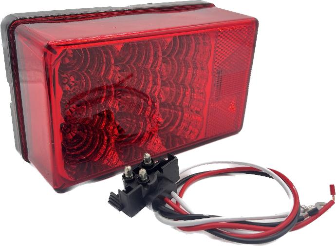 Rectangular Led Tail Light. Waterproof Right Hand Wesbar Brand