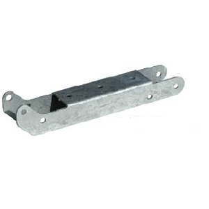 Winch Seat, 14.75" Overall Length, Fits 2" Wide Winch Posts, Galvanized Finish. Tie Down Engineering# 43666