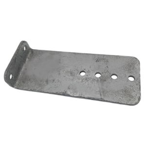 Heavy Duty Vertical Bunk Bracket 12" Galvanized, 90 Degree