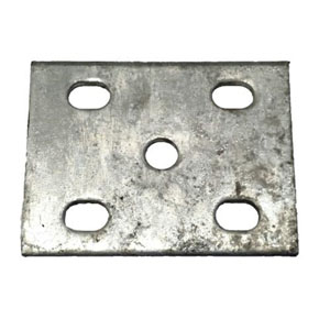 Trailer Axle Tie Plate 2" And 2-3/8" Square Axles. For 1/2" U-Bolts (012-44550)
