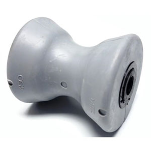 4" Gray Tpr Bow Roller With 1/2" ID (Load Rite # 4025.08)