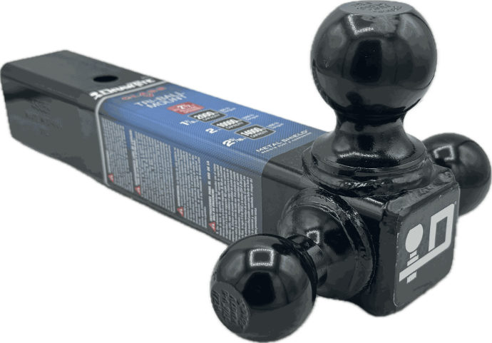 *Special* Reese Titan Tri-Ball Mount, 1-7/8", 2", And 2-5/16" Balls. 2.5" Shaft. Class V, Black Painted.