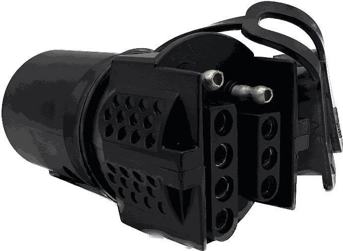 Wire Adapter, 7-Way Blade (Tow Vehicle) To Both 4-Way Flat & 5-Way Flat (Trailer).