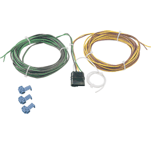 4-Way Flat Wire Harness Kit, 20' Wishbone, Hopkins Brand