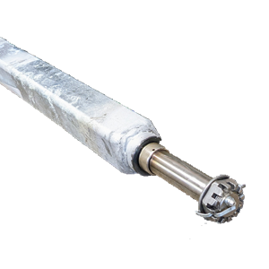 Spring Axle, 2000 lb Capacity, 2" Square Tube, 54" Spring Center, 48.94" Hub Face, 54" Overall Length, Straight, Galvanized, Manufactured by Dexter