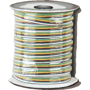 4-Wire Trailer Wiring,16 Gauge, 100' Spool