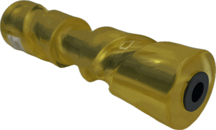 Keel Roller 12" Self Centering 5/8" Yellow Seasense# 50080992