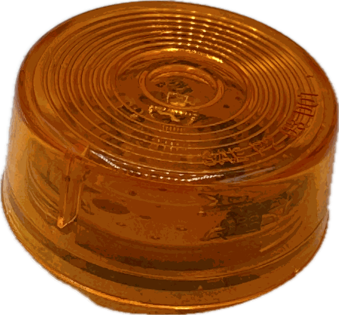 Marker Light, Amber Led, 2" Round. Blazer Brand, Light Only (Replaces 502A)
