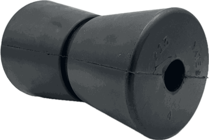 5" Keel Roller V-Style 5/8" ID Black Yates 5213-5P