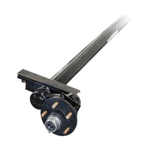 Dexter Torsion Axle, 3500 lb Capacity, 93.5” Hub Face, 72” Outside Bracket, 22* Up Angle