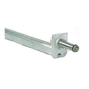 Spring Axle, 3,700 lb Capacity, 2" Straight Square Tube, Adjustable Spring Center, 87-1/2" Hub Face, 91-1/2" Overall Length, Galvanized, Manufactured by Load Rite