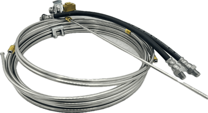 Brake Line Kit,Stainless Steel Single Ax