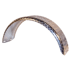 Trailer Fender, Material: Diamond Plate Aluminum, 32.5"L x 9"W x 13.25"H, Thickness: .083", Fits: 13" & 14" Wheels, Brand: Load Rite, Sold as each