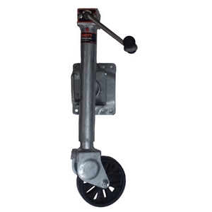 Tongue Jack, 1200# Swivel 6" Wheel. Hot Dip Galvanized Knott Brand. Includes Mounting Hardware. Standard height