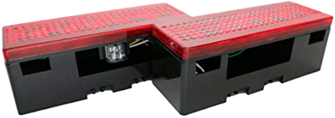 Led Taillight RH Load Rite Oem Rectangle Low Profile (Lr 2022 Standard Tecniq Brand)