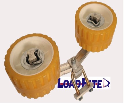 Boat Trailer 2 Roller Assembly For I-Beam Gold Loadrite# 6155.01