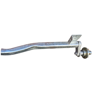 Torsion Axle, 93.25" Hf, 79.68" Outside Bracket, 6000#, 30* Down Angle, With Hubs (Dmp # 49709A)