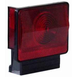 Dry Launch Taillight, Sq Black Body LH