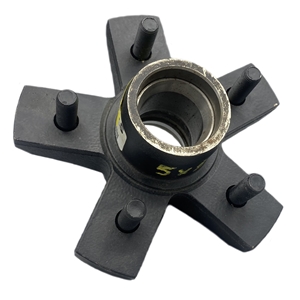 (Limited Stock) Trailer Hub, 1" X 1" Bearings, 5 X 4.5" Bolt Pattern, Painted Finish, Hub Only, Dexter