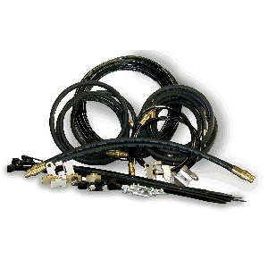 Brake Line Kit, Flex-Hose Tandem Axle