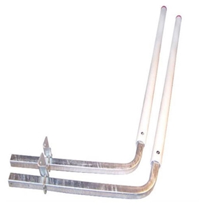 Side Guide Pvc 62" For Alum Models( Pair) Used On Load Rite Aluminum Frame 5 Starr Trailers With "V" Type Cross Members. Replaces G200As