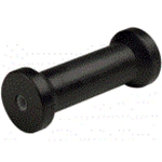 8" Keel Roller Spool Style 1/2" ID Black Yates# 8302-4P