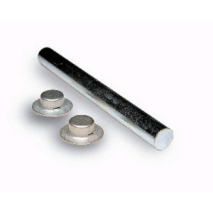 Roller Shaft 1/2", 4" Roller W/Pal Nuts