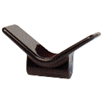 Bow Stop V Block, 3" Wide Black Poly 1/2" I.D. 86413