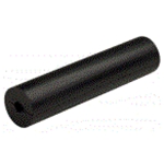 Keel Roller Flat 9" With 2"Diameter 1/2"Id Black Rubber Yates# 9202-4